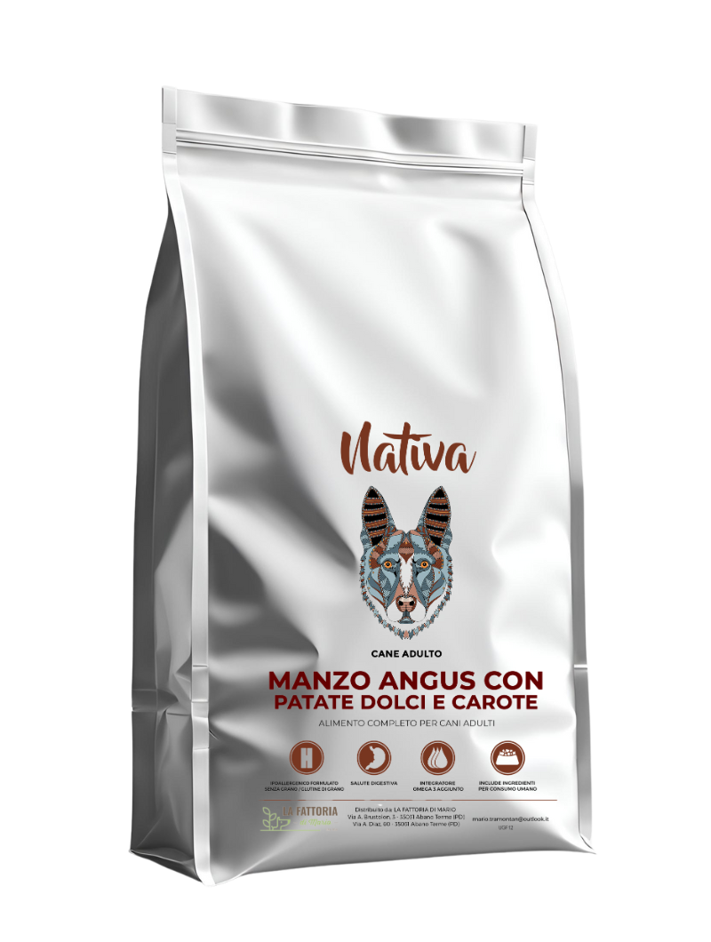 Cane - Manzo Angus Con Patate Dolci e Carote - Grain Free