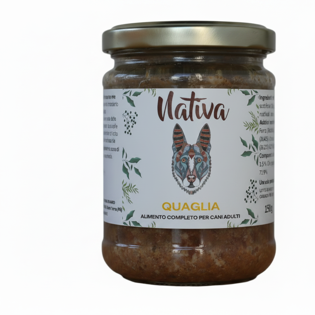 Cane - Alimento umido completo alla Quaglia fresca - MONOPROTEICO