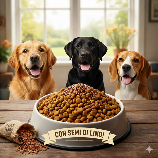 I semi di lino e gli ingredienti funzionali nelle crocchette di qualità (fonte Dott. Samuele Soldà)